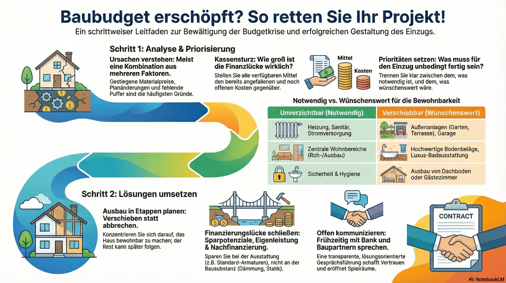 Baubudget ersch&ouml;pft? So retten Sie Ihr Projekt!