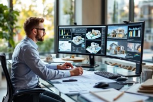 Planung eines Homeoffice - das sind die wichtigsten Punkte - Bild: BauKI / BAU.DE