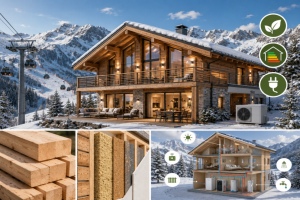 Nachhaltige Ferienimmobilien: Warum Holzbauweise, D&auml;mmung und Energieeffizienz an Bedeutung gewinnen - Bild: BauKI / BAU.DE
