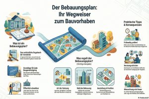 Bebauungsplan einfach erkl&auml;rt: Was man bauen darf - und was nicht - Bild: BauKI / BAU.DE