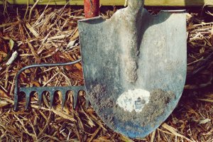 Eine Harke ist ein Gartenwerkzeug, das zum Harken, Lockern und Glätten von Erde, Sand oder Kies verwendet wird. Eine Harke ist ein Gartenwerkzeug, das zum Harken, Lockern und Glätten von Erde, Sand oder Kies verwendet wird.