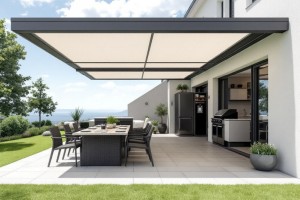 Langlebig, stilvoll, wetterfest: Wie du deine Terrasse optimal &uuml;berdachst - Bild: BauKI / BAU.DE