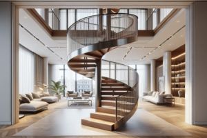 Die perfekte Holztreppe: Welche Variante und Materialien passen zu Ihnen? - Bild: BauKI / BAU.DE