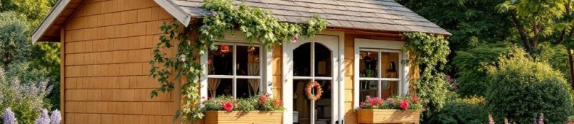 Gartenh&auml;user - Arten, Unterschiede und Kosten