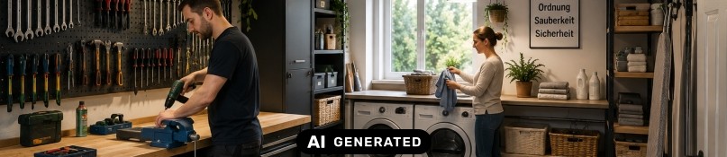 Ergonomische Bodenbeläge für Werkstatt und Hauswirtschaftsraum planen Ergonomische Bodenbeläge für Werkstatt und Hauswirtschaftsraum planen