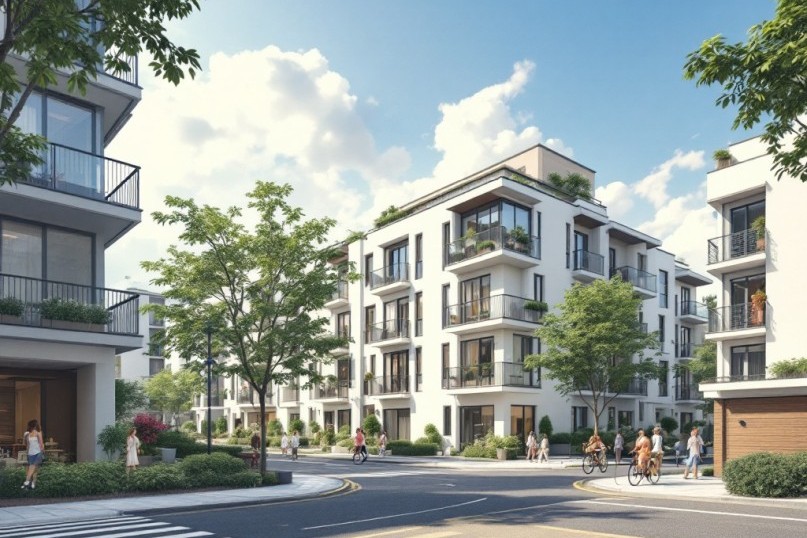 Eine Neubau-Immobilie bezeichnet ein neu errichtetes Geb&auml;ude, das entweder noch im Bau oder gerade fertiggestellt wurde.