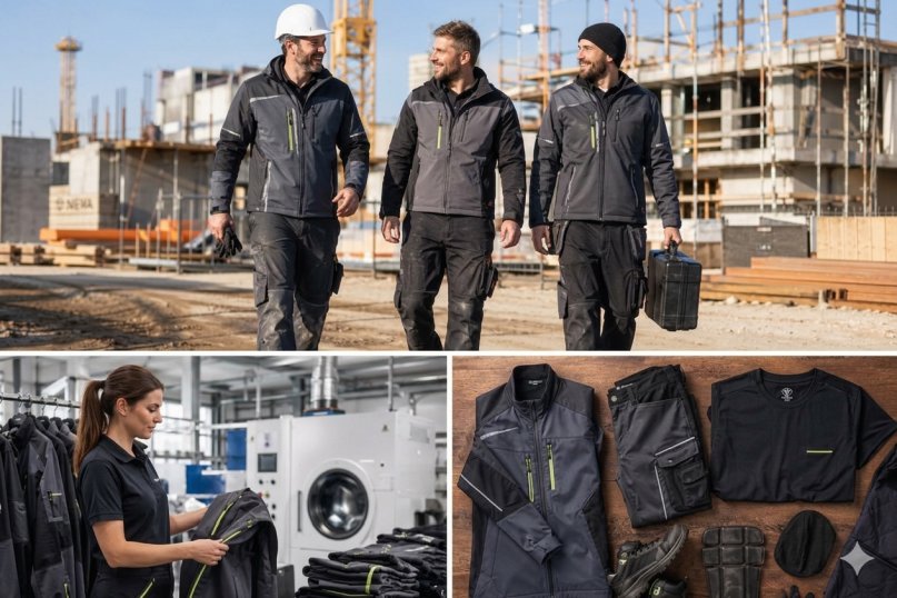 Mietservice beschreibt ein Gesch&auml;ftsmodell, bei dem Arbeitskleidung nicht gekauft, sondern f&uuml;r einen bestimmten Zeitraum gemietet und genutzt wird.