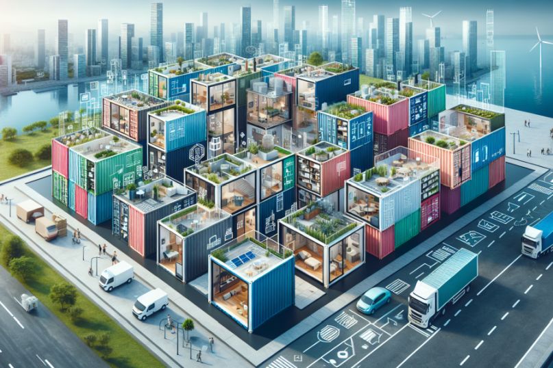 Fiktion: Nachhaltiges Wohnen mit Seecontainern
