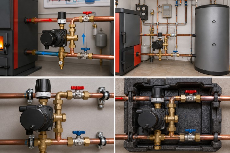 Eine Beimischpumpe ist eine Umw&auml;lzpumpe innerhalb eines hydraulischen Heizungs- oder Mischkreises, die den erforderlichen Volumenstrom f&uuml;r die gezielte Beimischung von hei&szlig;em und k&auml;lterem Heizungswasser sicherstellt.