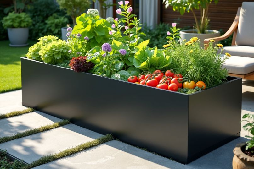 Die Vorteile von Metallhochbeeten: Pflegeleichtigkeit